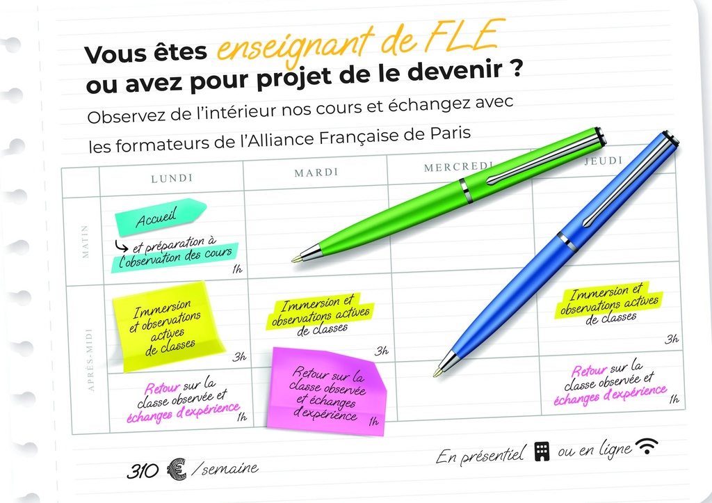 Stages d'observation pour enseignants